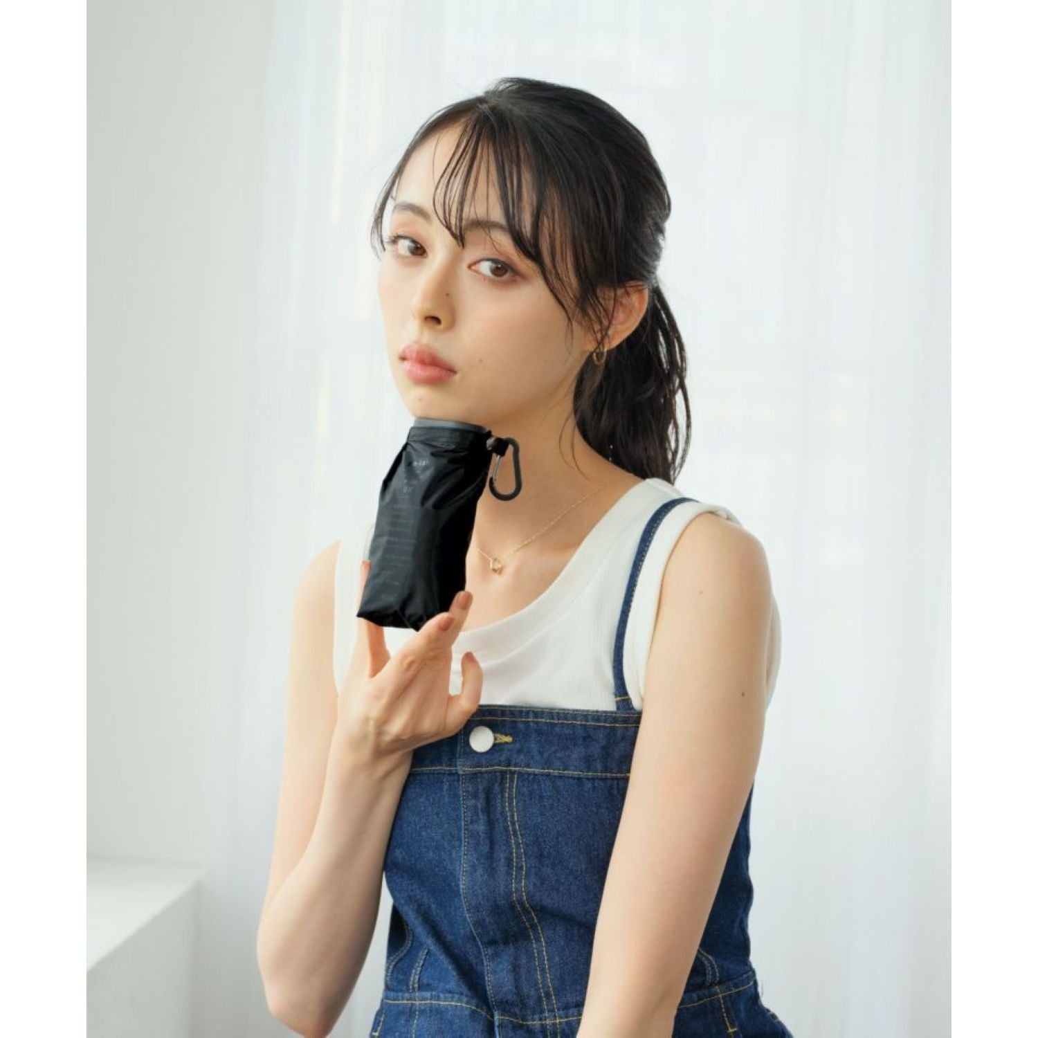 WPC Go-Koh Premium Black Compact UV Protection UPF 50+ Umbrella 50cm