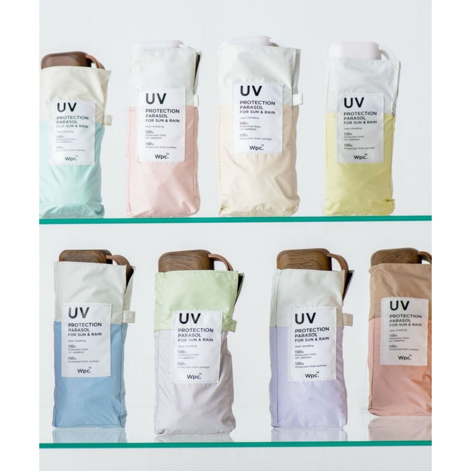 WPC Patchwork Tiny (2025) UV Protection UPF 50+ Umbrella 47cm