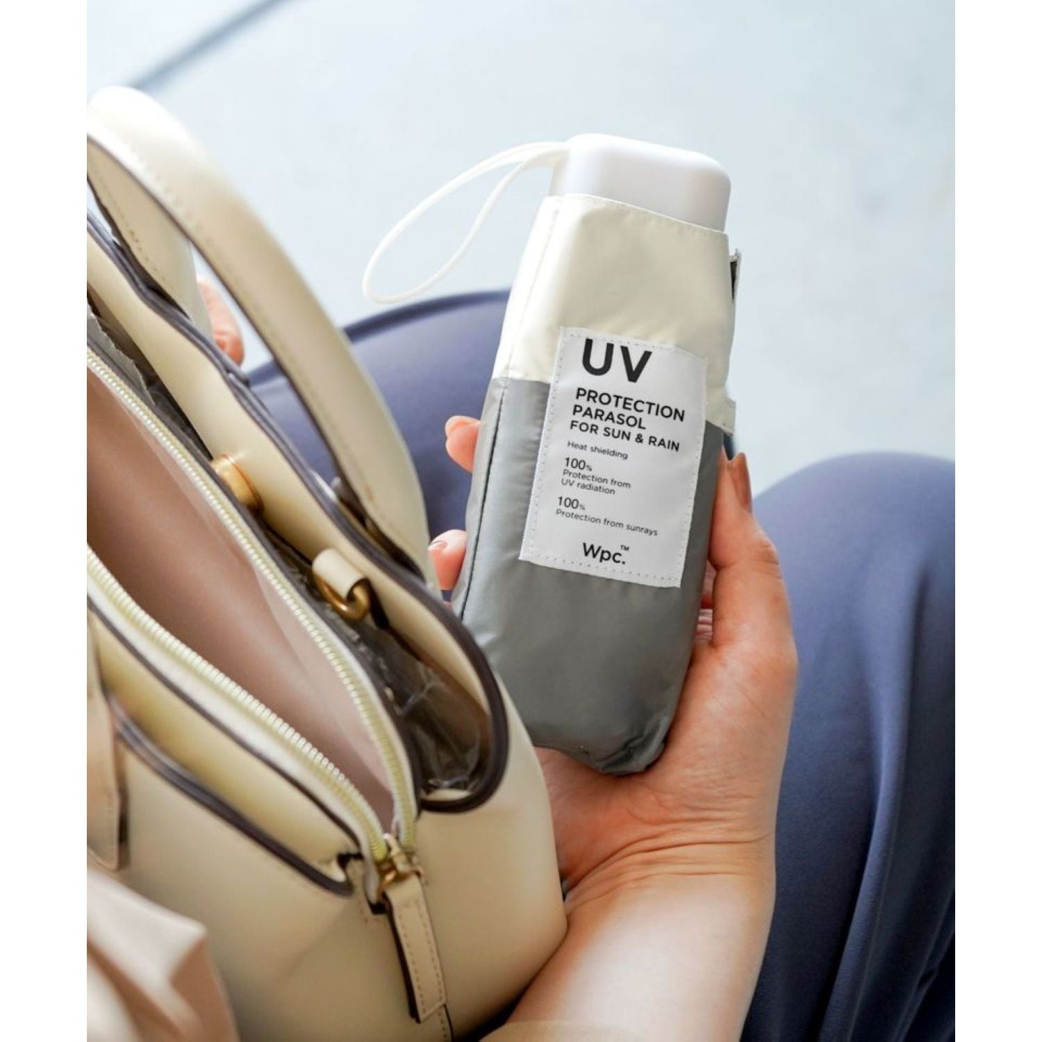 WPC Patchwork Tiny (2025) UV Protection UPF 50+ Umbrella 47cm