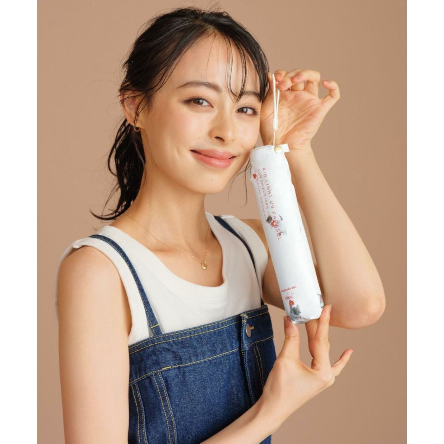 WPC X Masayuki Oki Neko (2025) UV Protection UPF 50+ Umbrella 49cm