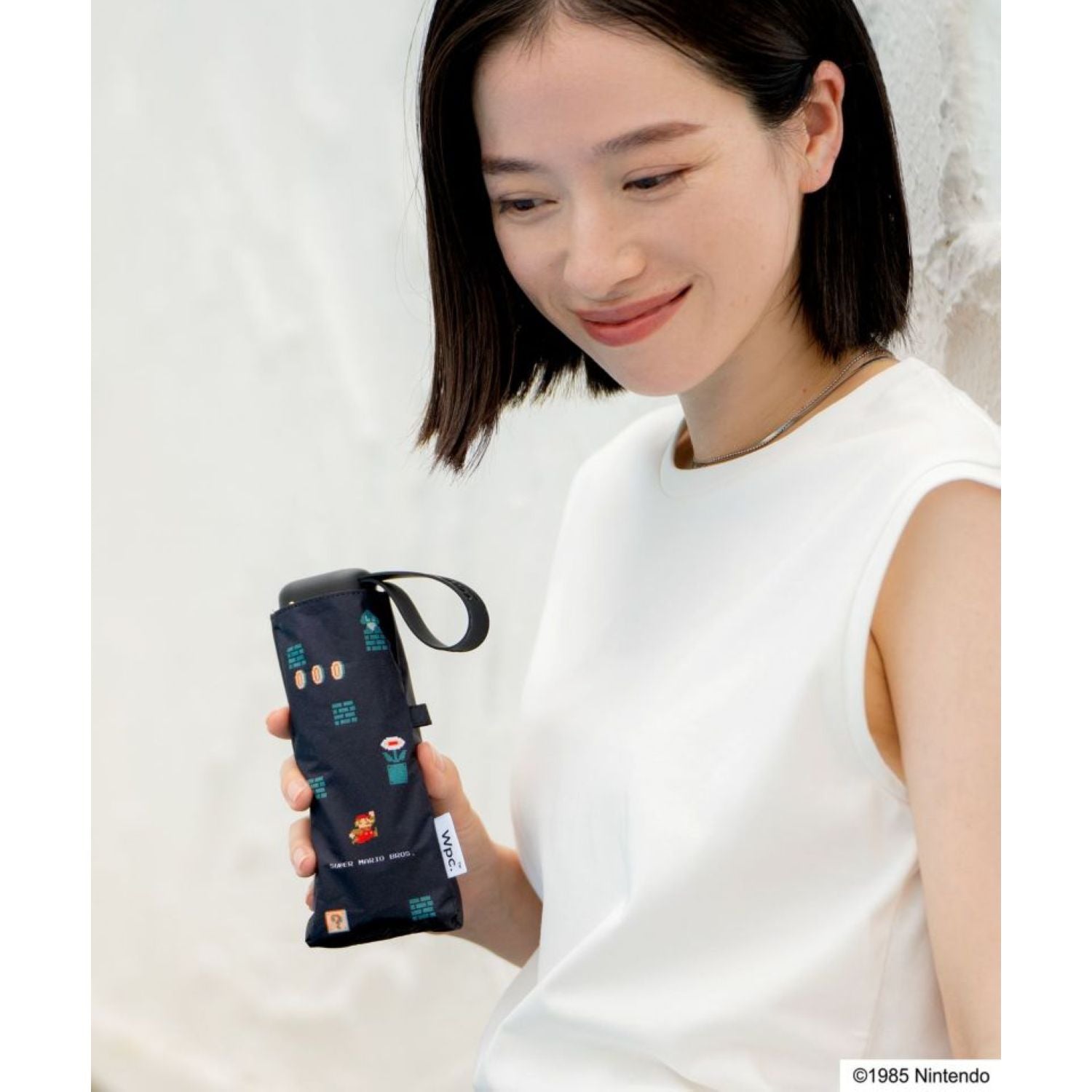 WPC X Super Mario Bros Basic UV Protection UPF 50+ Umbrella 50cm