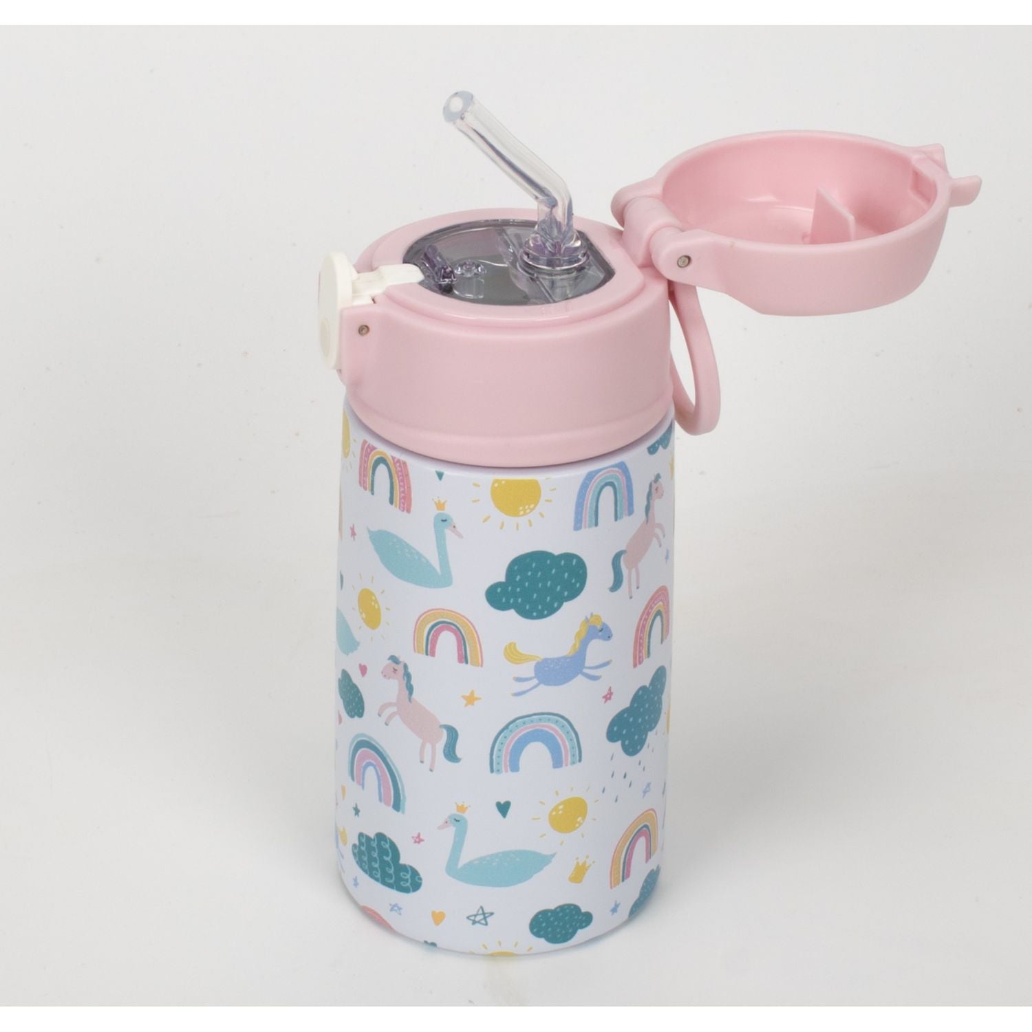 Oasis Kids Water Bottle with Sipper Silicone Straw 400ML