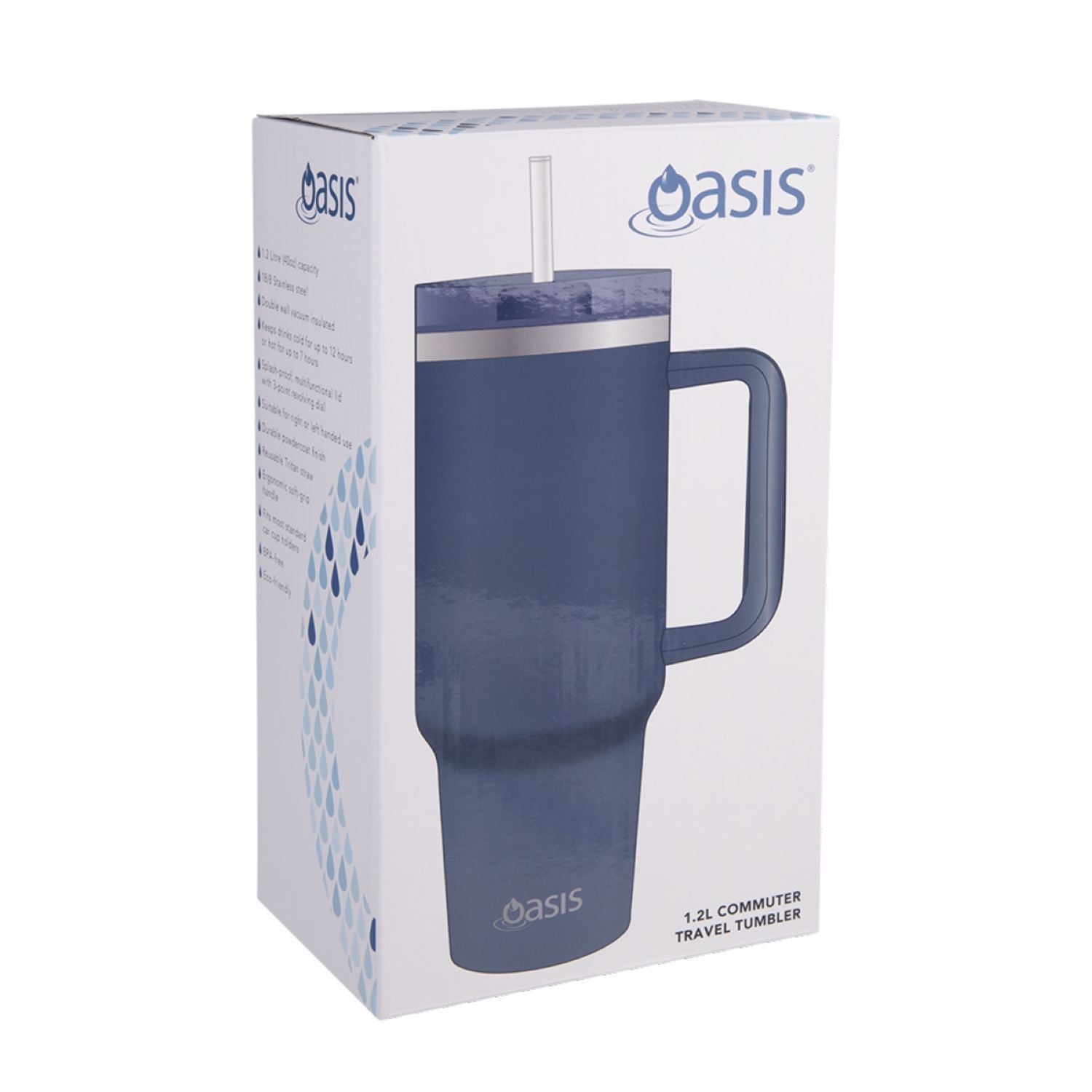 Oasis Stainless Steel Insulated Commuter Travel Tumbler 1.2L