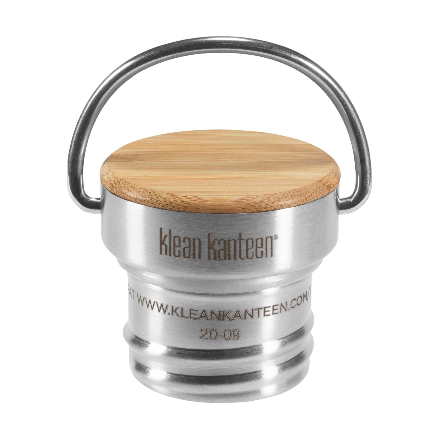 Klean Kanteen Water Bottle Bamboo Loop Cap with Bale