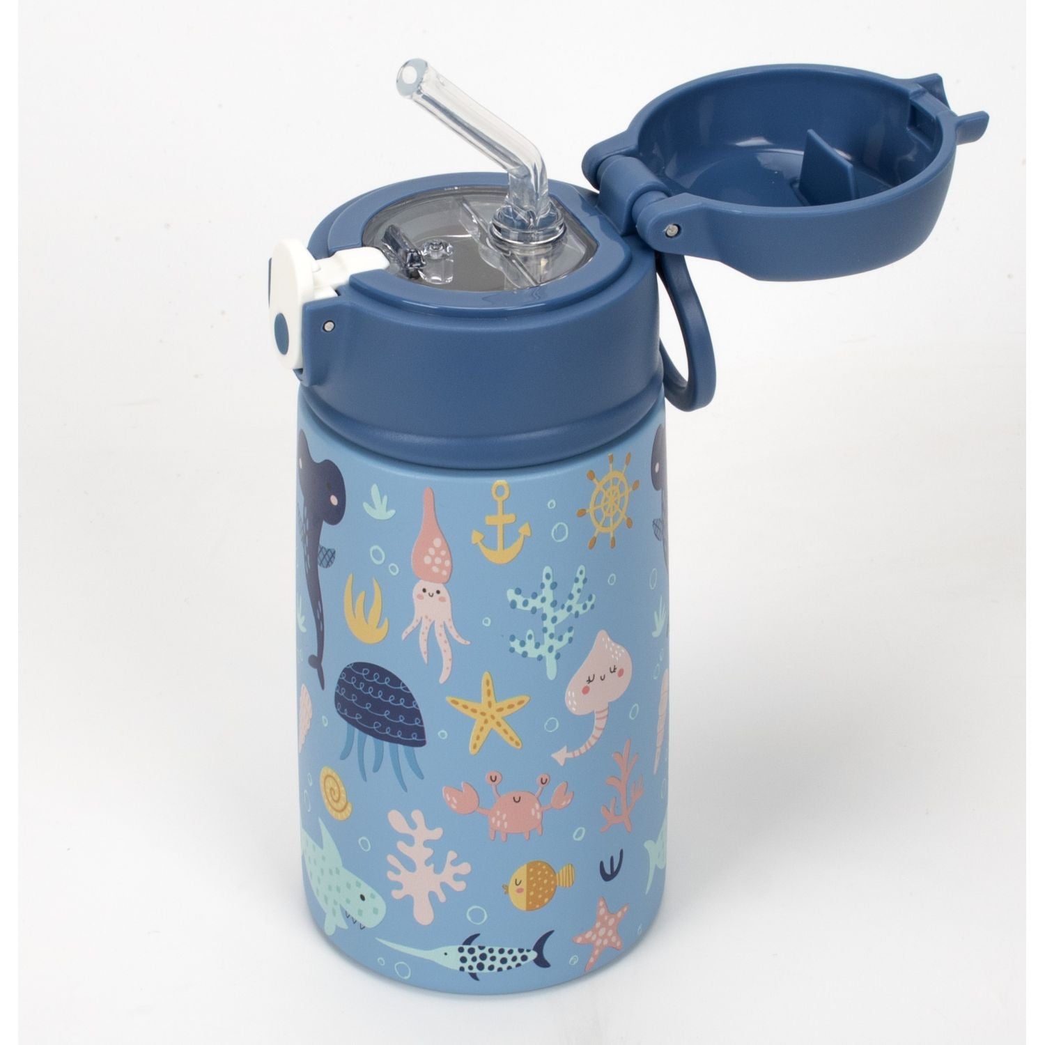 Oasis Kids Water Bottle with Sipper Silicone Straw 400ML