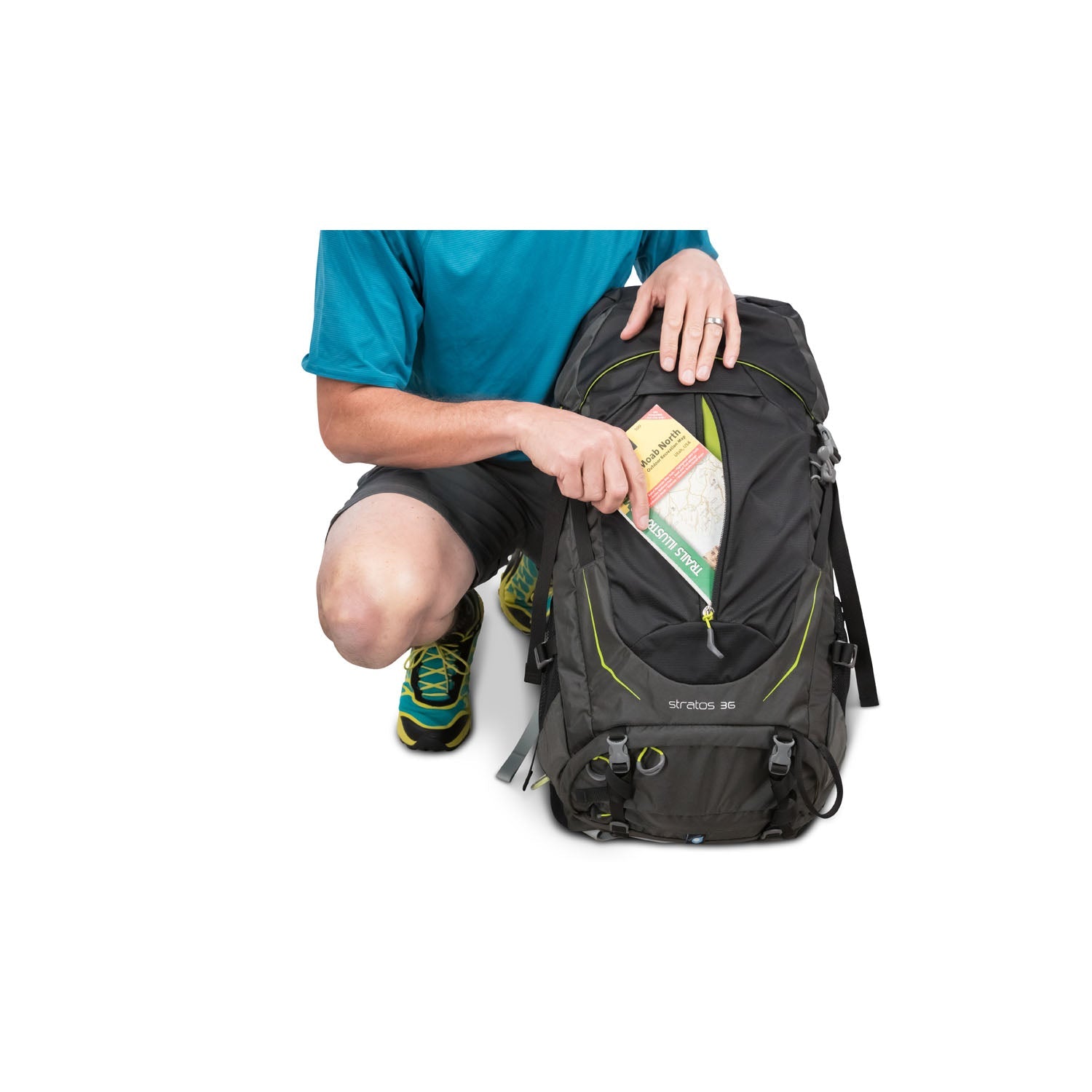 Osprey Stratos 36 Backpack - Medium/Large - Men's Light Backpacking - Day Hiking