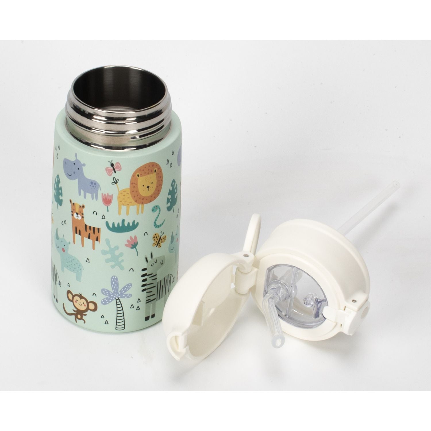 Oasis Kids Water Bottle with Sipper Silicone Straw 400ML