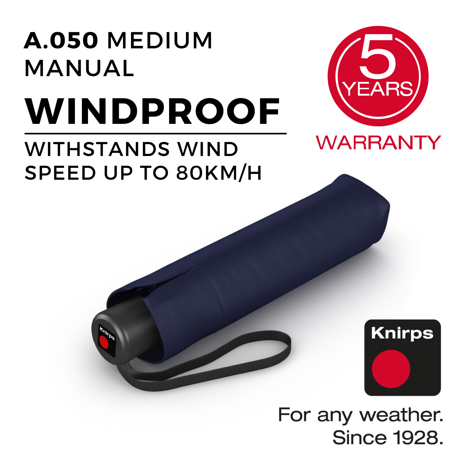 Knirps A.050 Medium Manual Umbrella 2