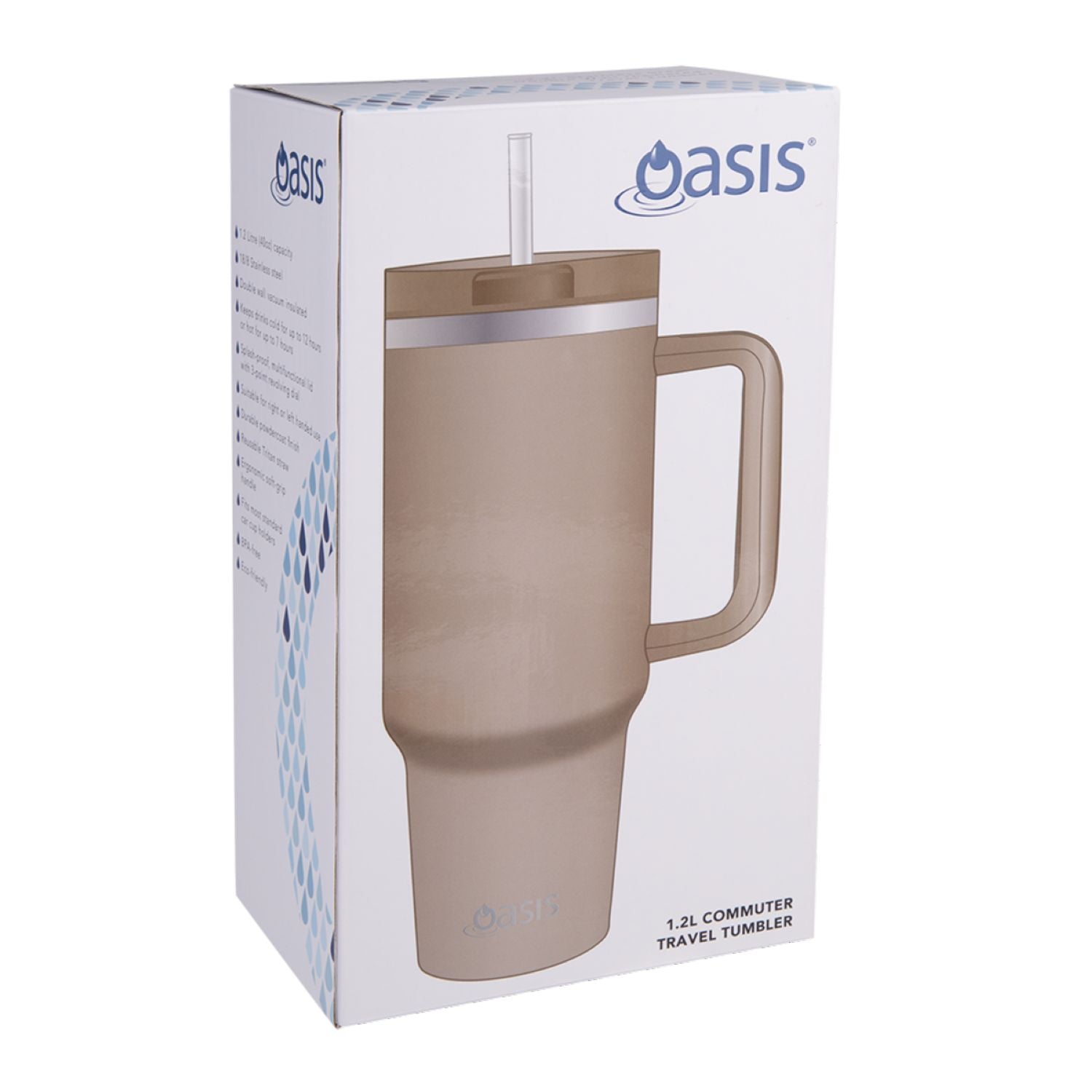 Oasis Stainless Steel Insulated Commuter Travel Tumbler 1.2L