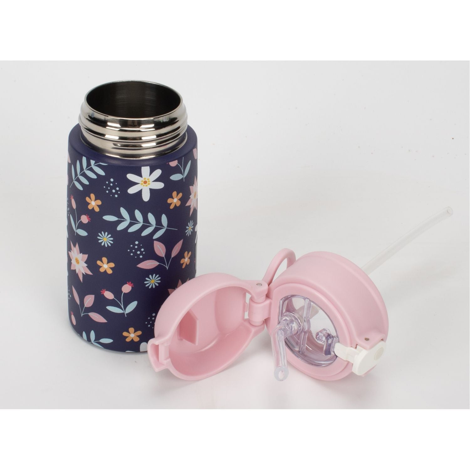 Oasis Kids Water Bottle with Sipper Silicone Straw 400ML