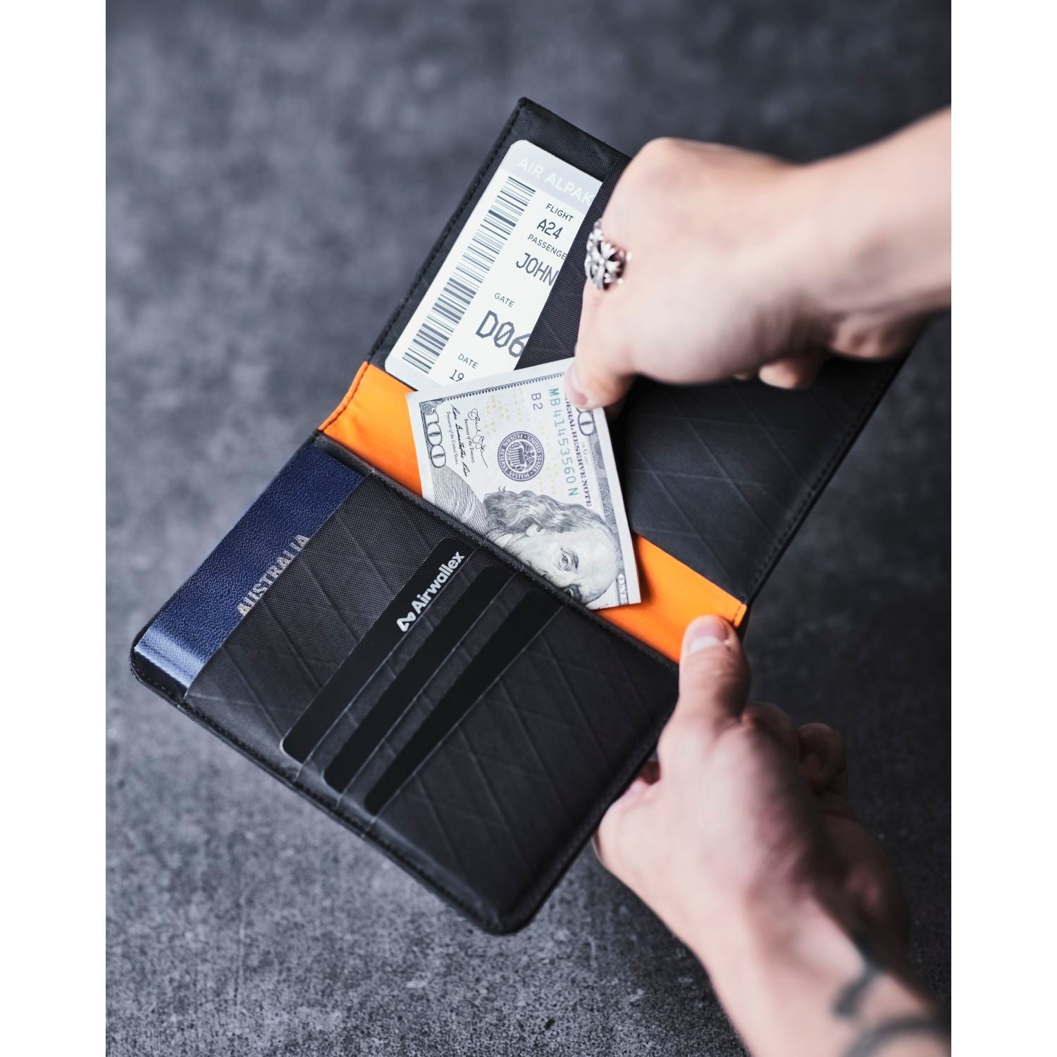 ALPAKA ARK Bifold Passport Wallet