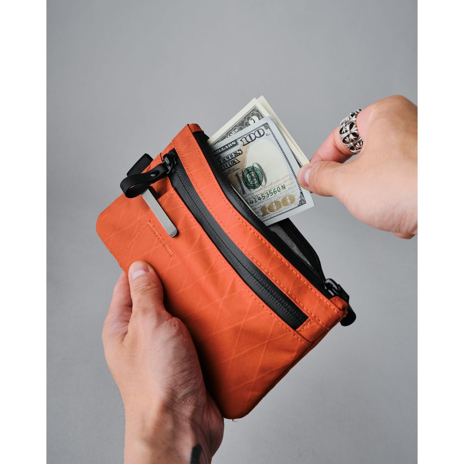 ALPAKA Zip Clutch + Hand Carry Strap