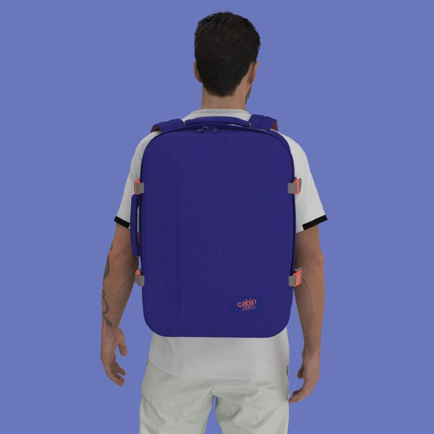 Cabinzero Classic Ultra Light Cabin Bag With Luggage Trackers 44L