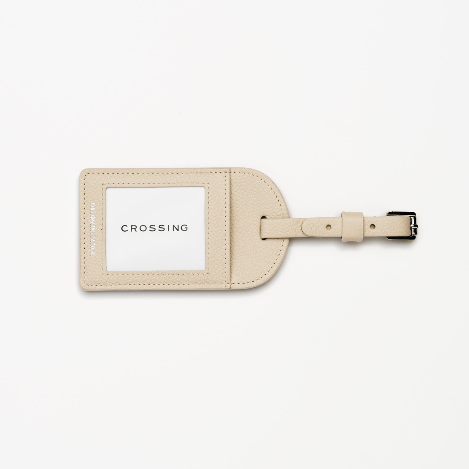 Crossing Milano Leather Luggage Tag