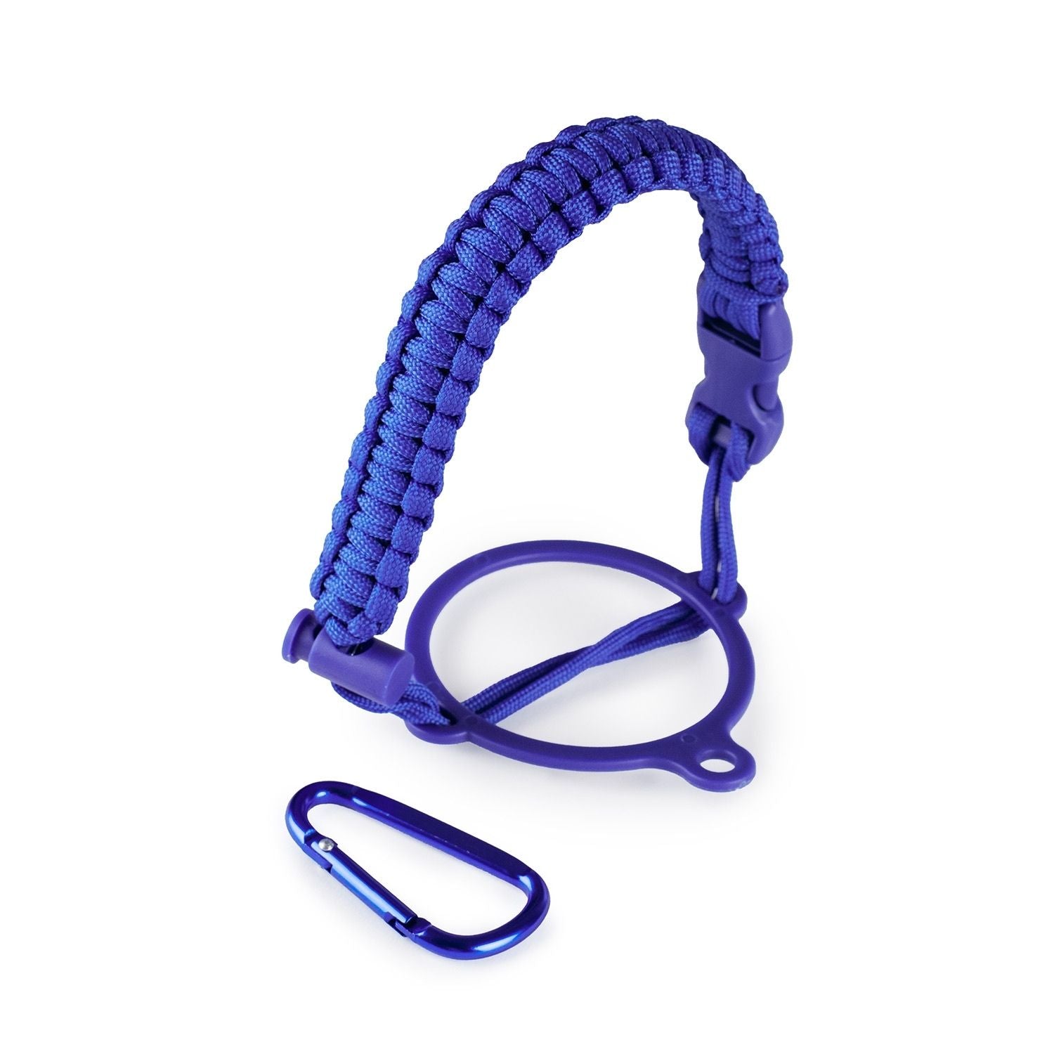Crossing Paracord Bottle Carrier Strap with Carabiner