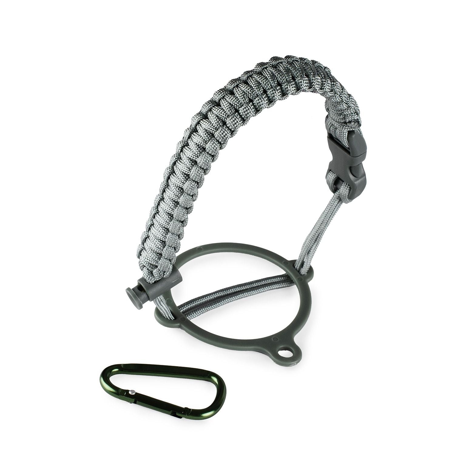 Crossing Paracord Bottle Carrier Strap with Carabiner