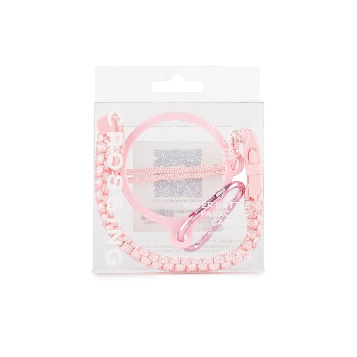 Crossing Paracord Bottle Carrier Strap with Carabiner