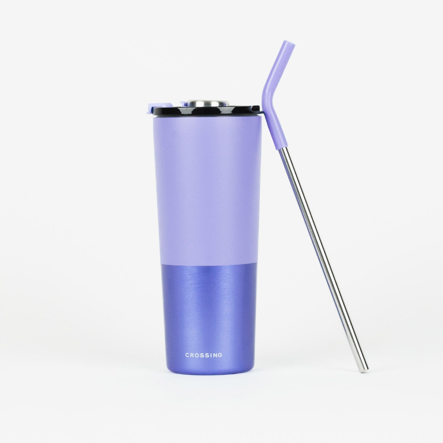 Crossing Volt Insulated Stainless Steel Straw Tumbler 710ML