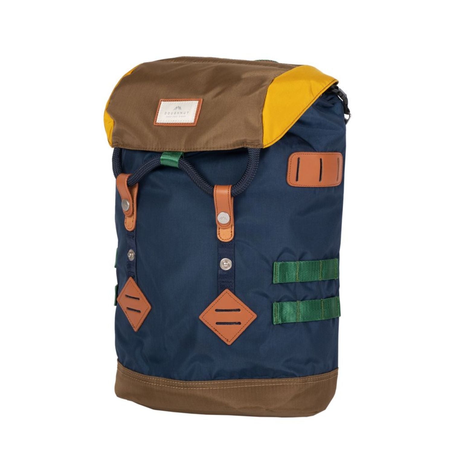 Doughnut Colorado Small Glossy Blocking Series Backpack | Travel Daypacks | Doughnut