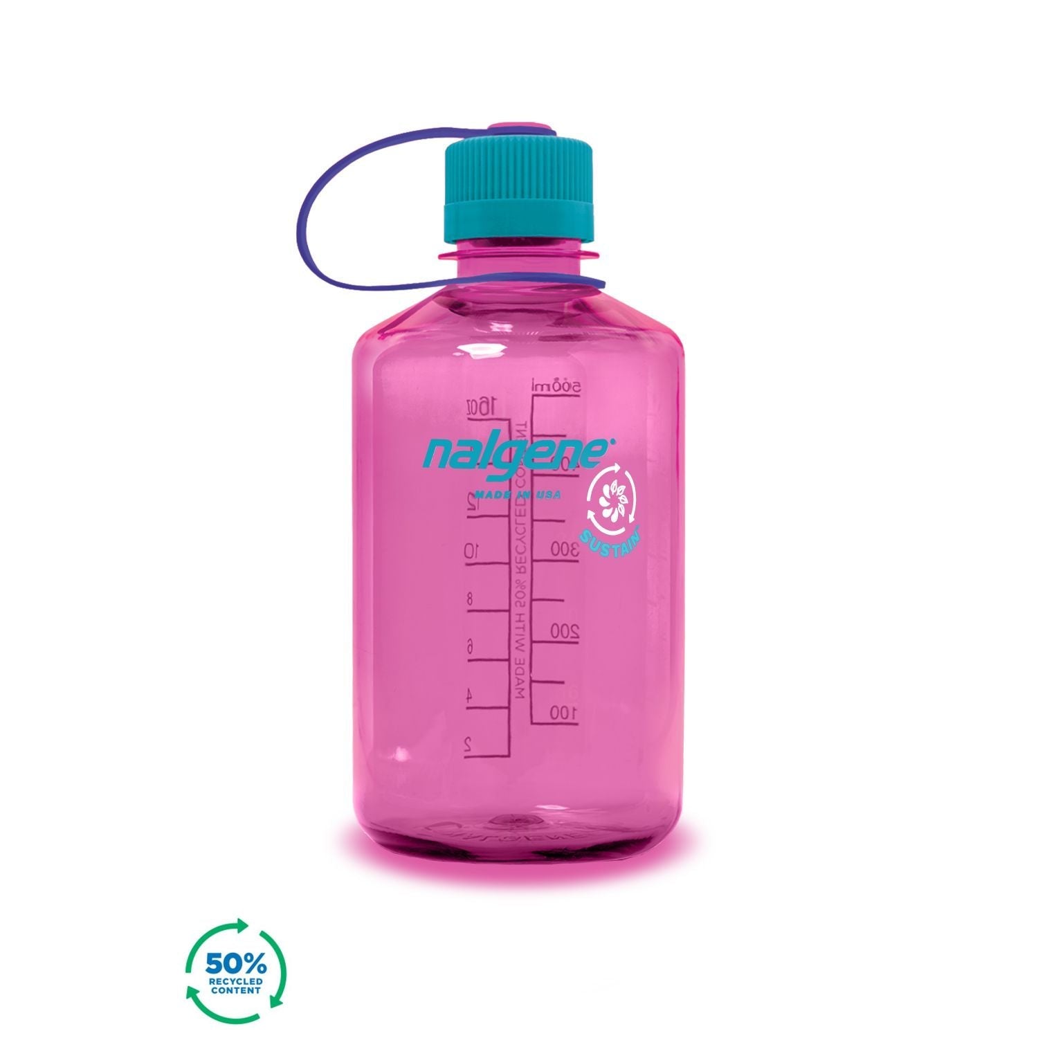 Nalgene 16oz Narrow Mouth Water Bottle (Plain)