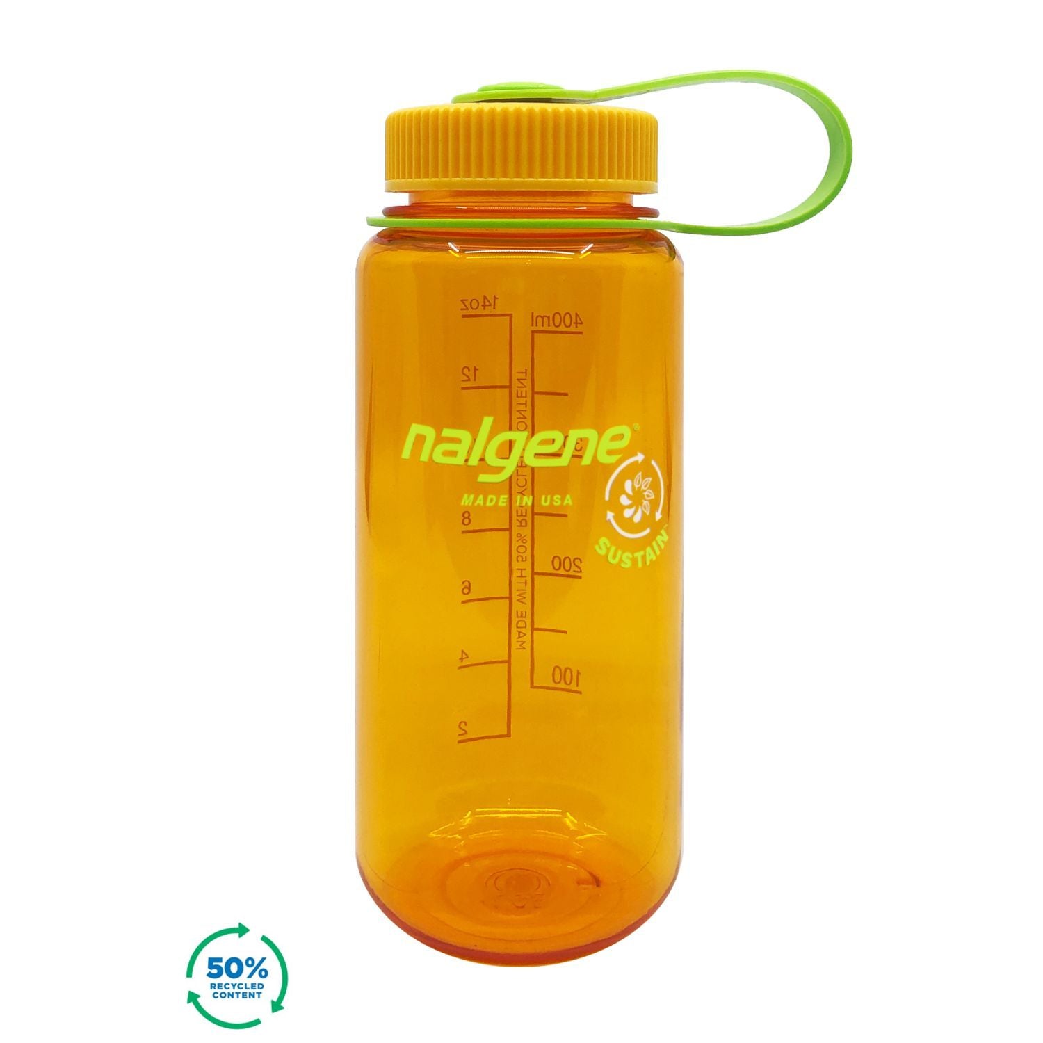 Nalgene 16oz Wide Mouth Sustain Water Bottle (Plain)