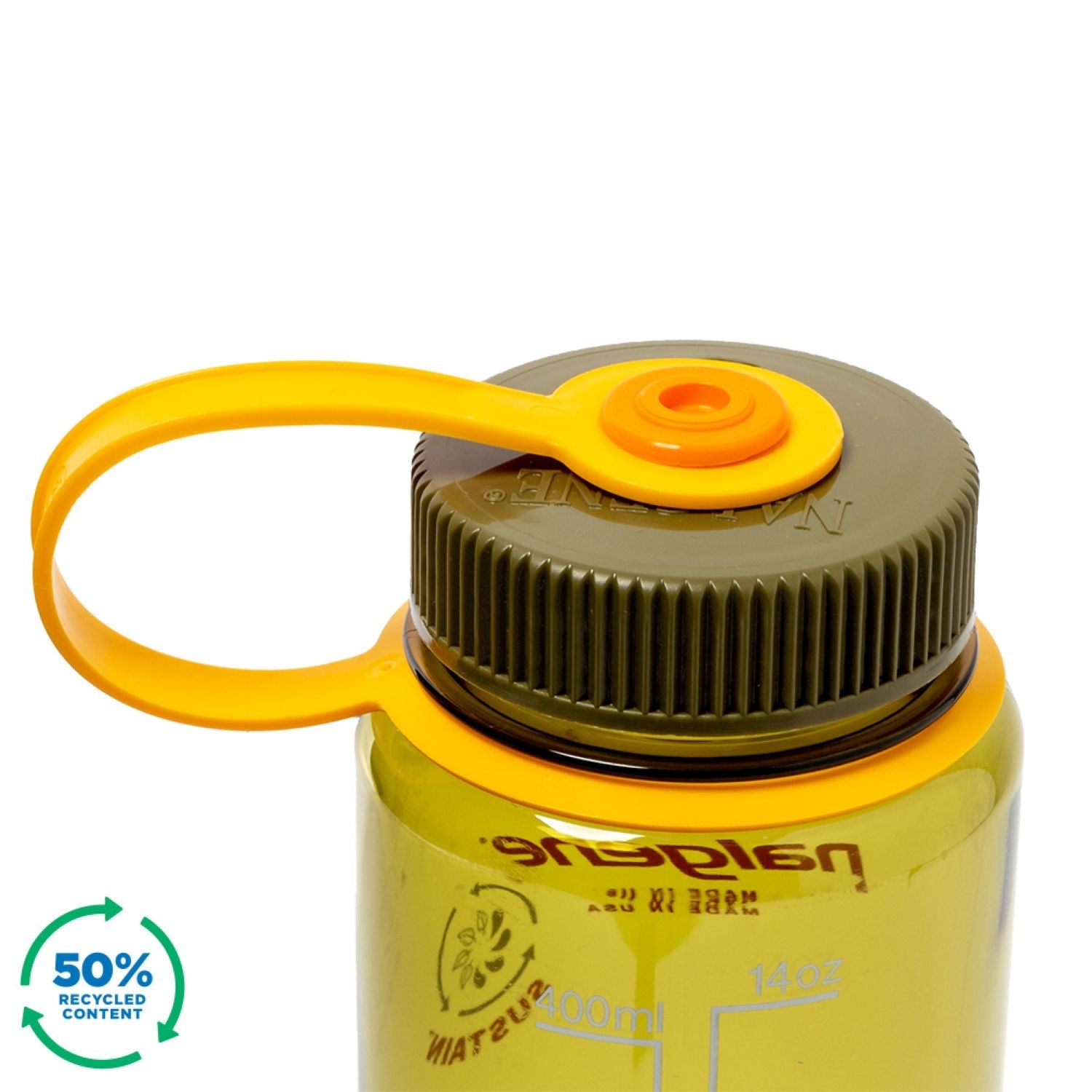 Nalgene 16oz Wide Mouth Sustain Water Bottle (Plain)