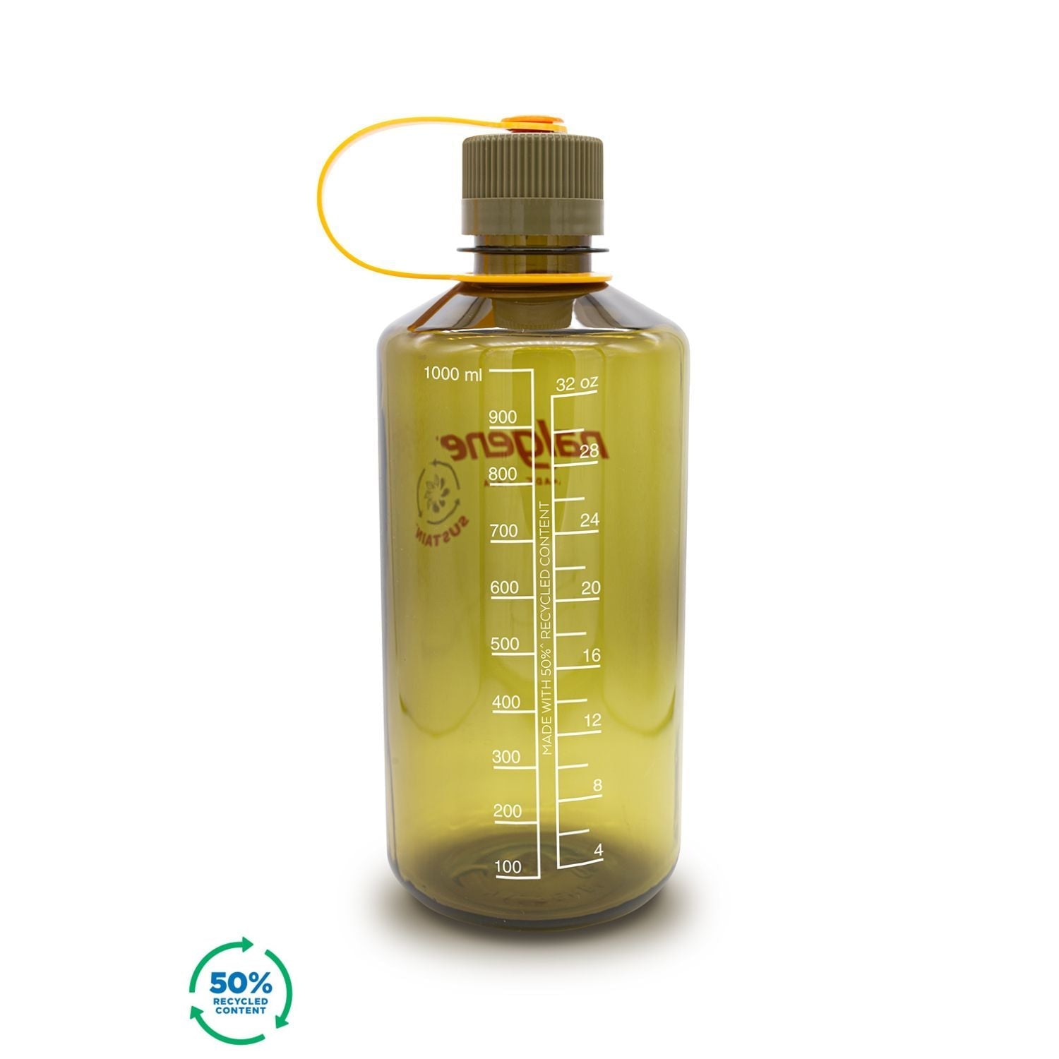 Nalgene 32oz Narrow Mouth Water Bottle (Plain)