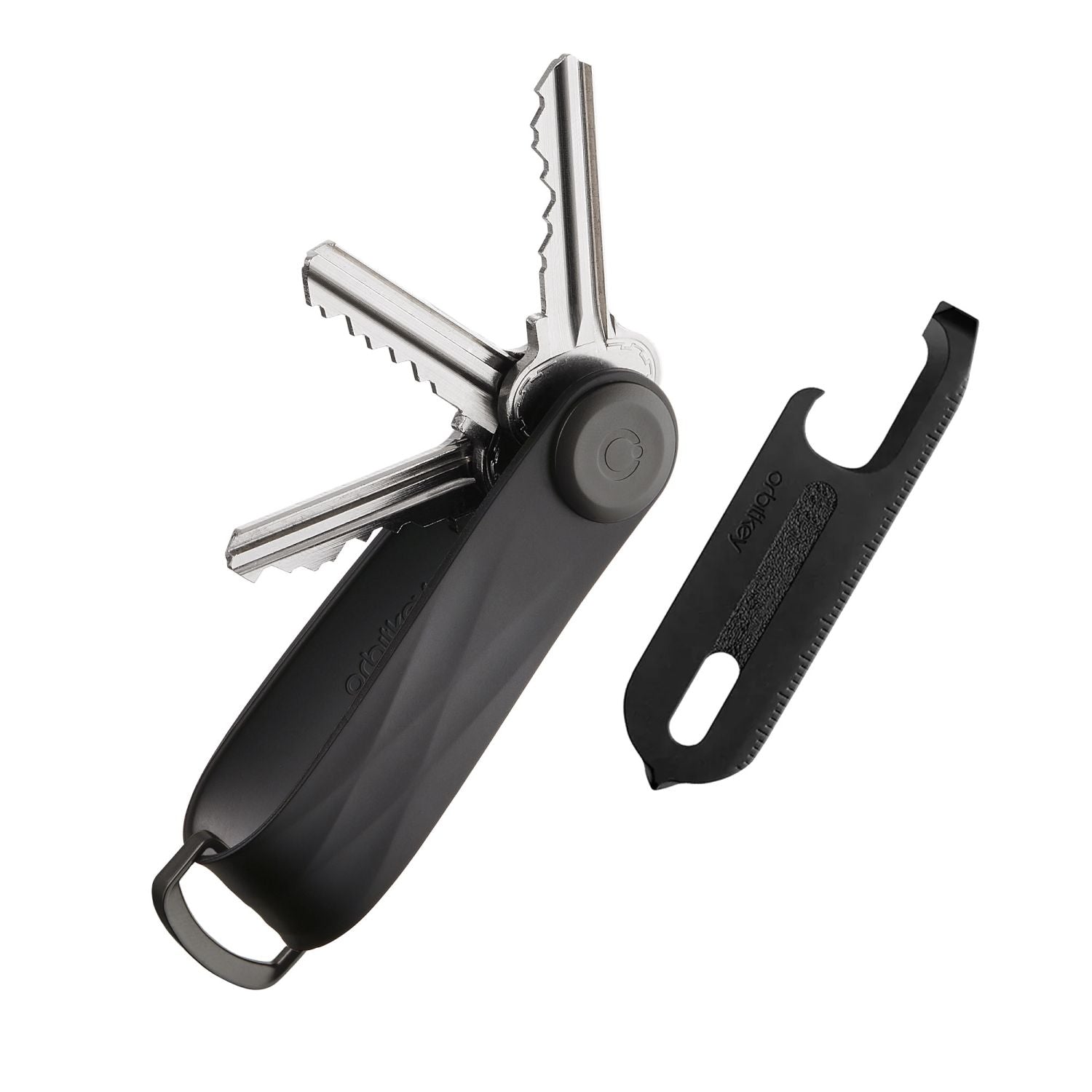 Orbitkey 2.0 Active Key Organizer Set (Black) + Multi-Tool (Black) | Gifts & Lifestyle, Home Organizers, Key Organizers, Travel Accessories, Travel Necessities | Orbitkey Key Organizers