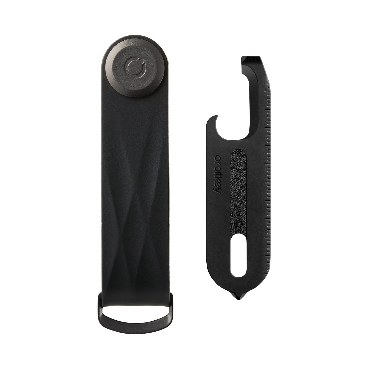 Orbitkey 2.0 Active Key Organizer Set (Black) + Multi-Tool (Black)
