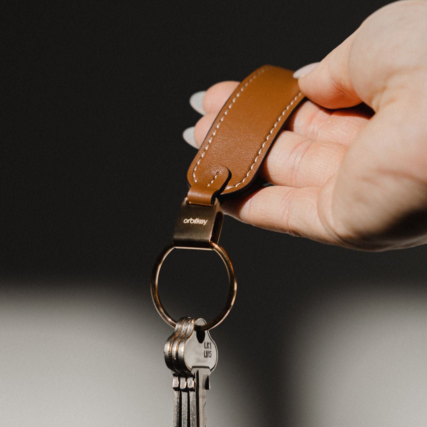 Orbitkey Loop Keychain Leather