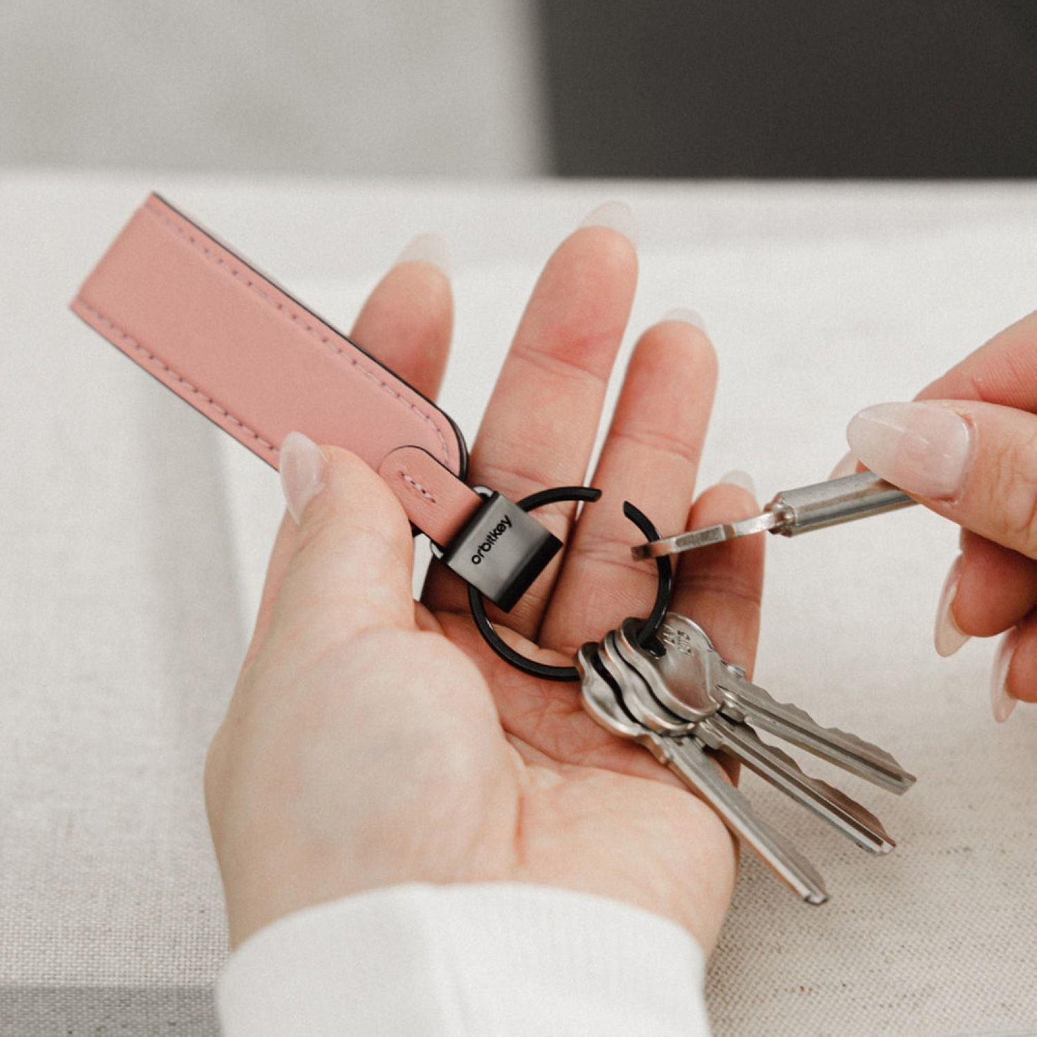 Orbitkey Loop Keychain Leather