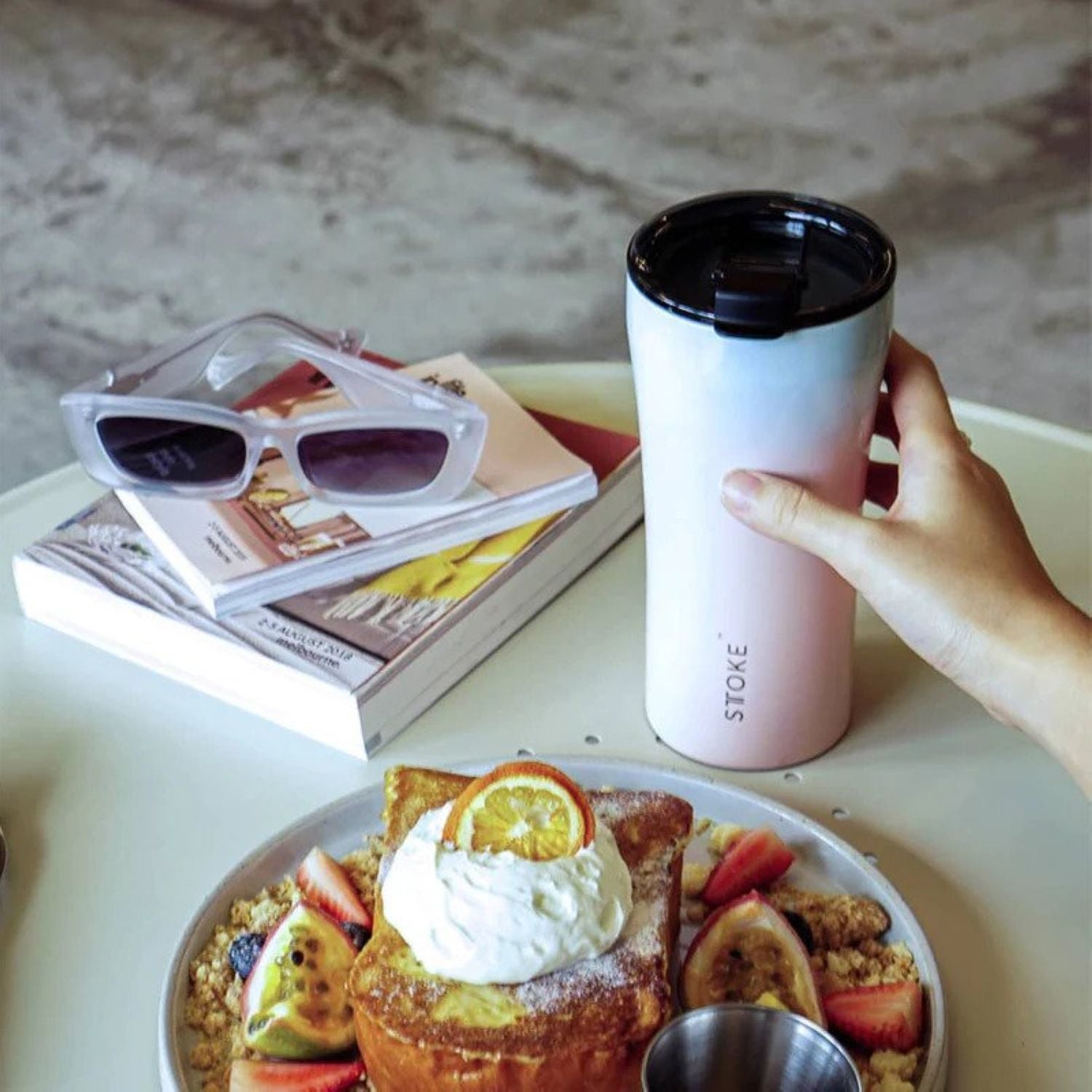 STTOKE Flow Leakproof Ceramic Insulated Cup 16oz