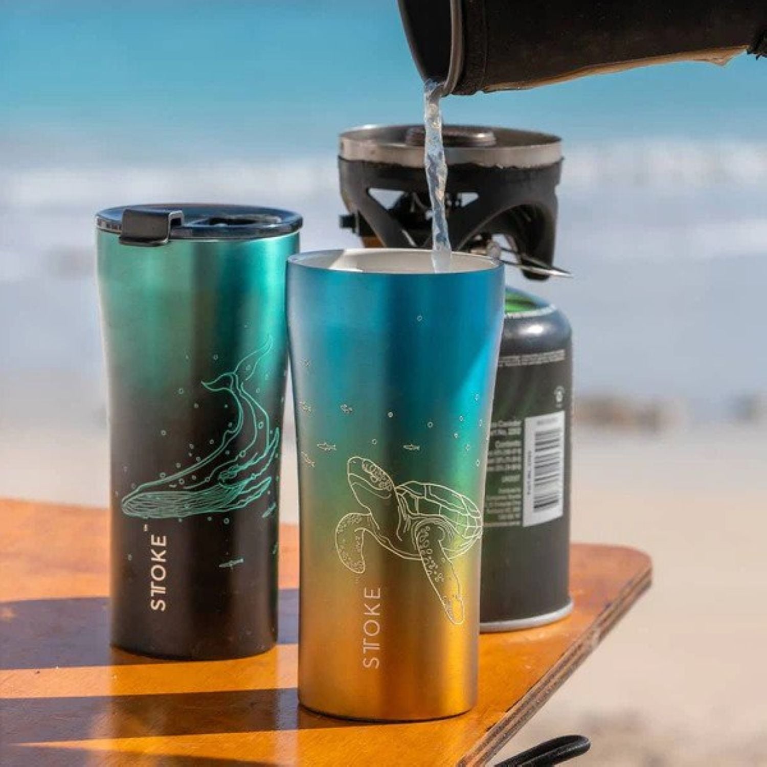 STTOKE Limited Edition Leakproof Ocean Series Insulated Cup 12oz