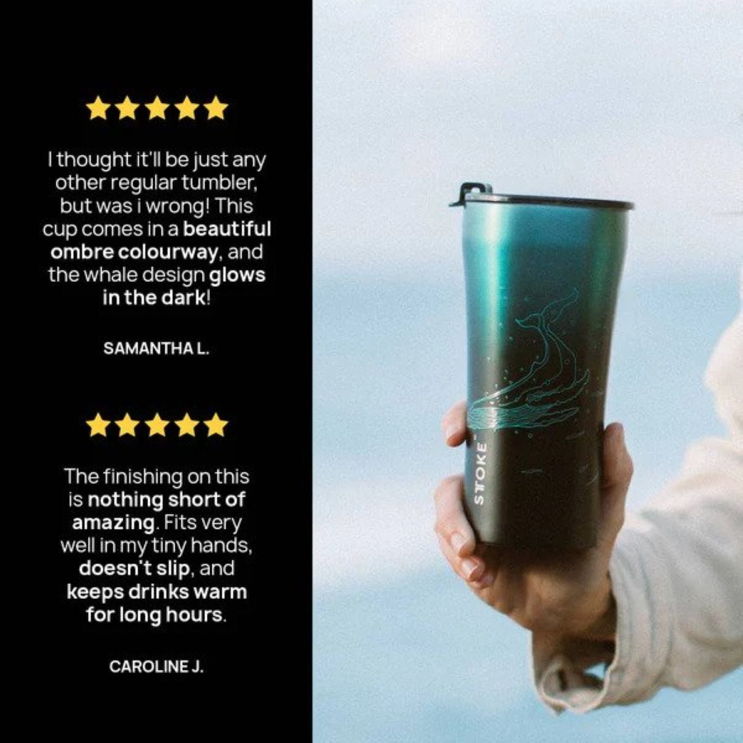 STTOKE Limited Edition Leakproof Ocean Series Insulated Cup 16oz