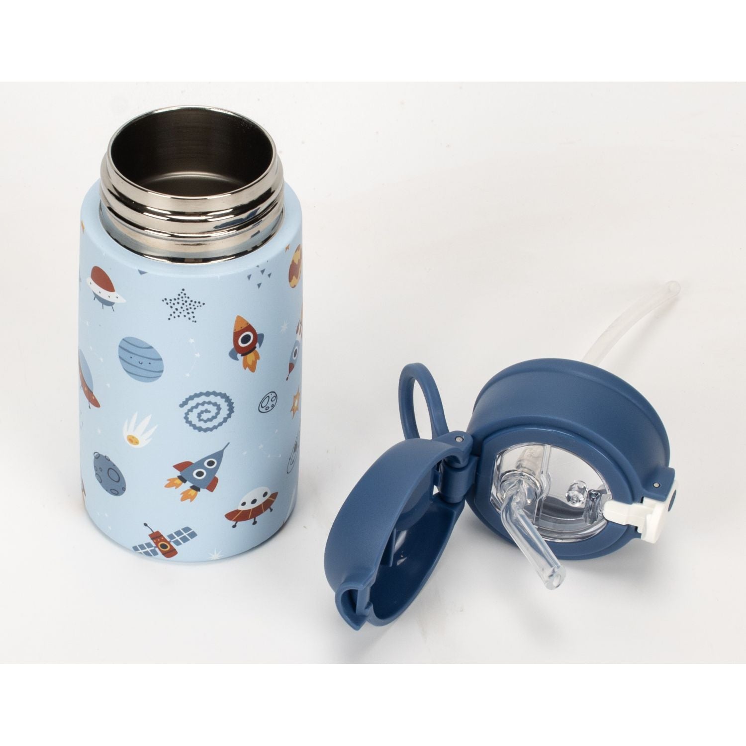 Oasis Kids Water Bottle with Sipper Silicone Straw 400ML