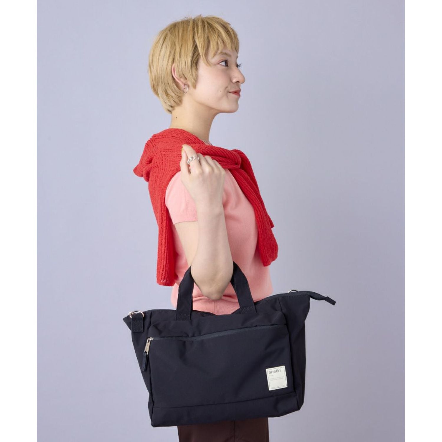 Anello Circle 2Way Tote Bag