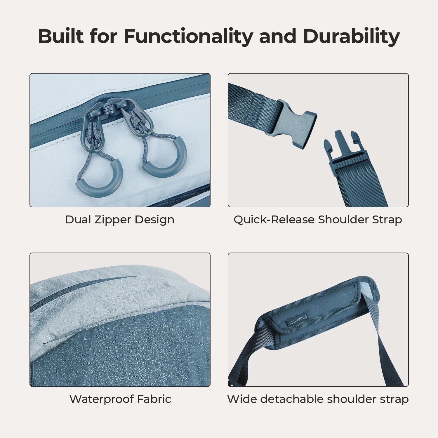 Bagsmart Soar Camera Sling Bag With Tripod Holder 6L