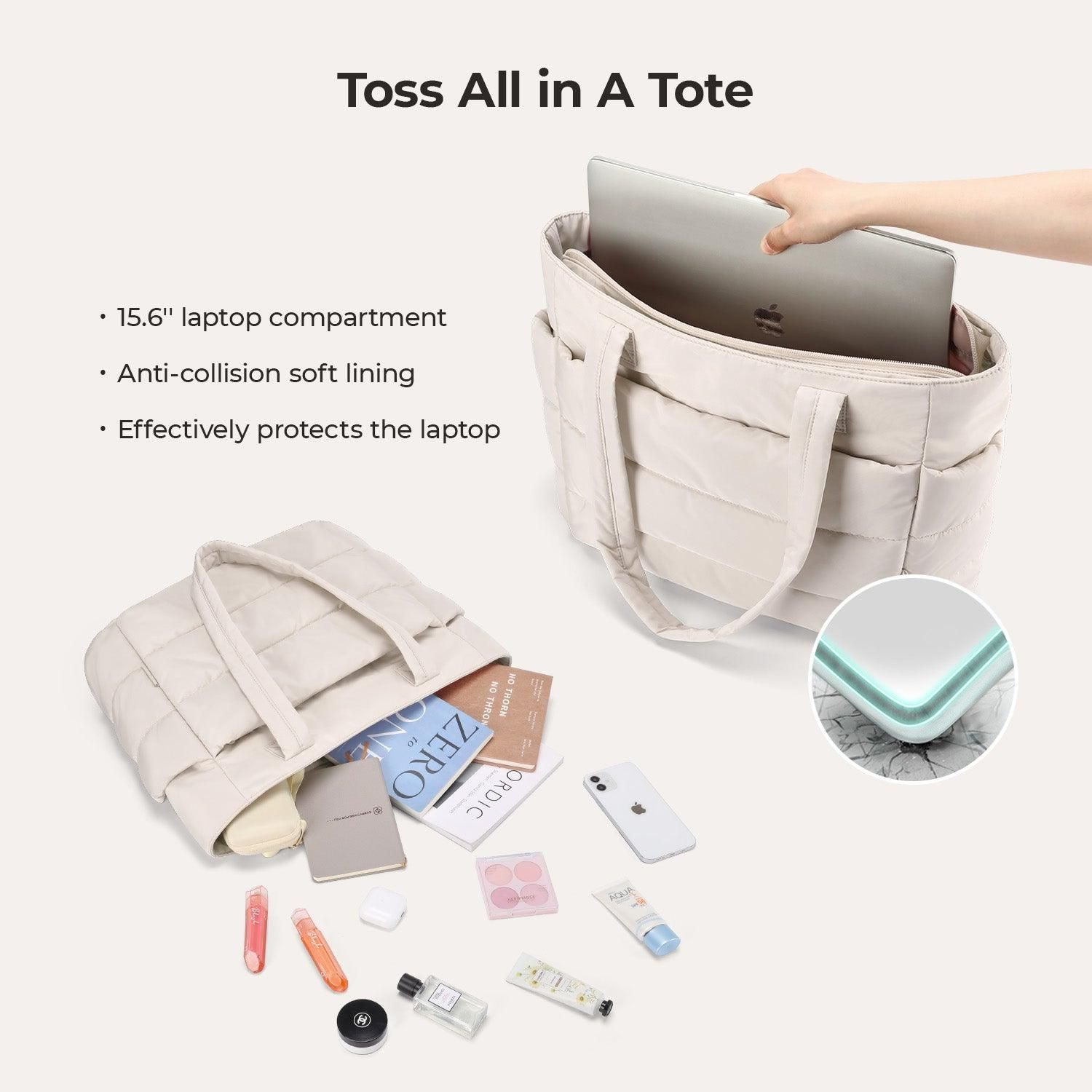 Bagsmart Zora Puffy Tote 20L