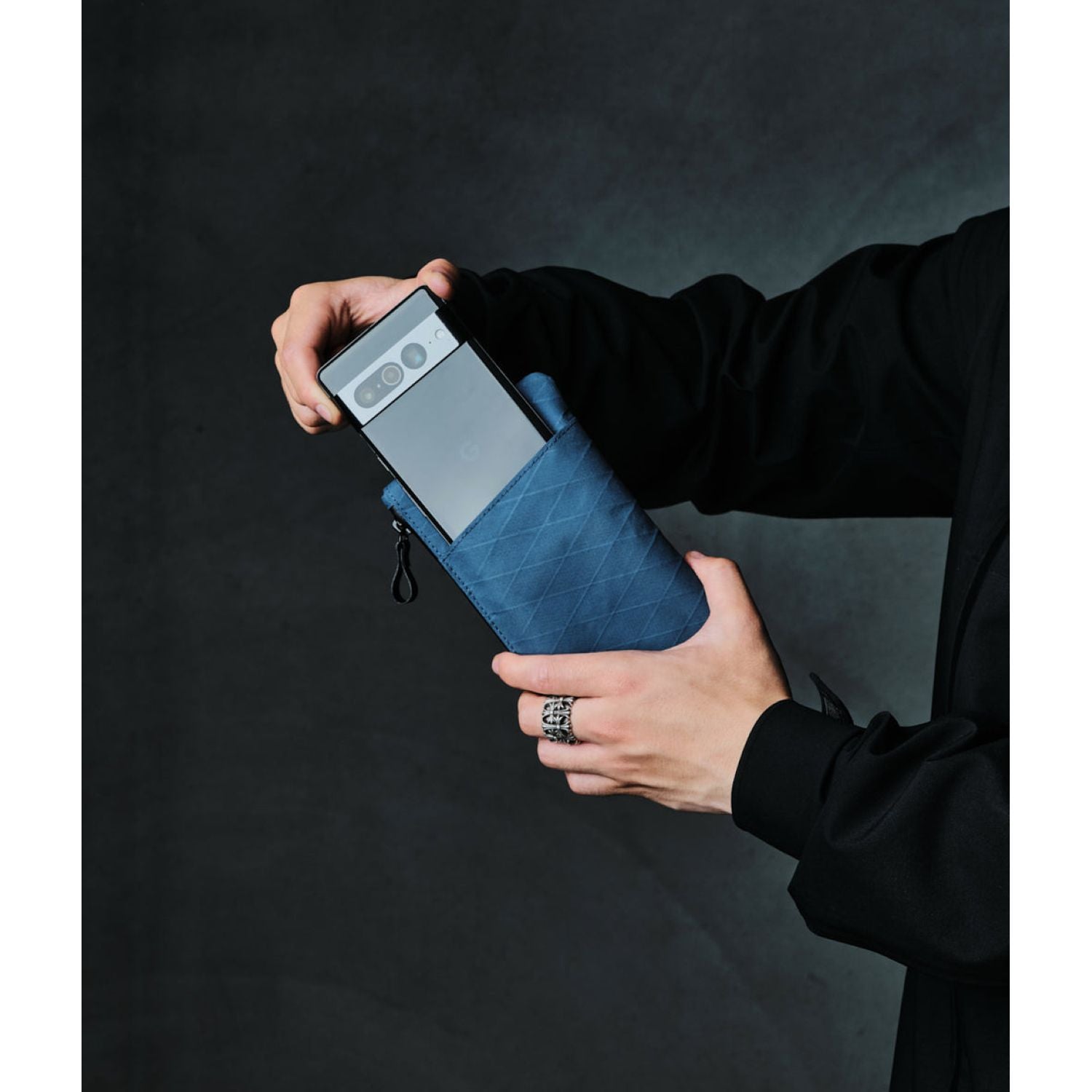 ALPAKA Zip Clutch + Hand Carry Strap