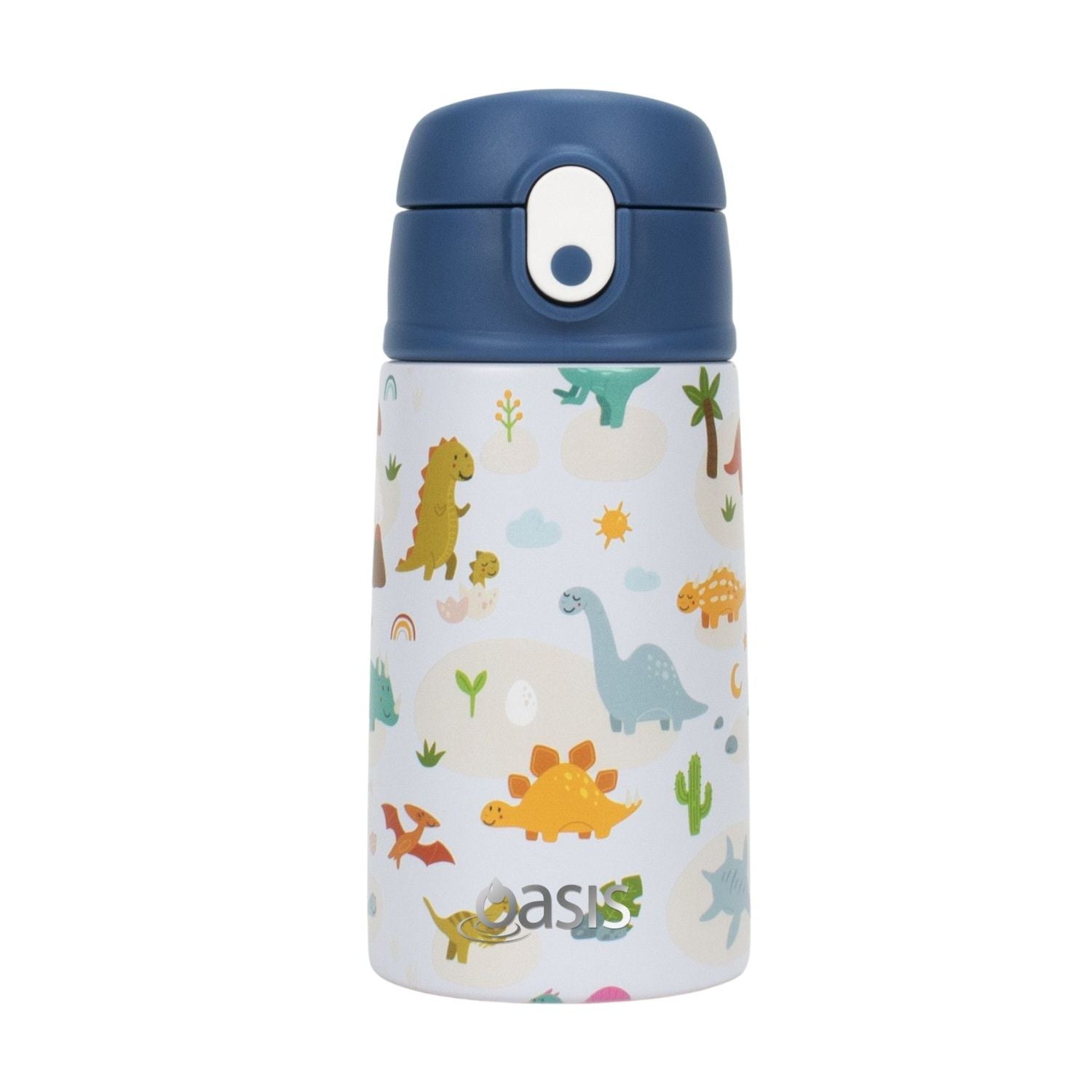 Oasis Kids Water Bottle with Sipper Silicone Straw 400ML
