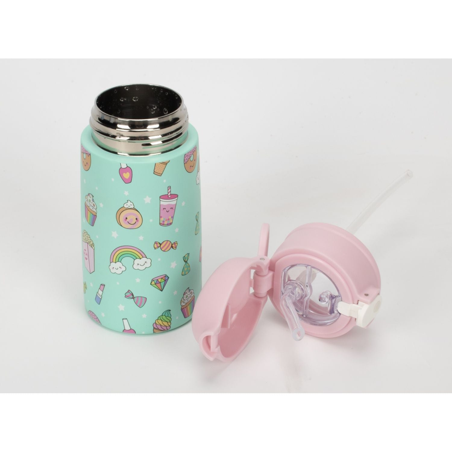 Oasis Kids Water Bottle with Sipper Silicone Straw 400ML