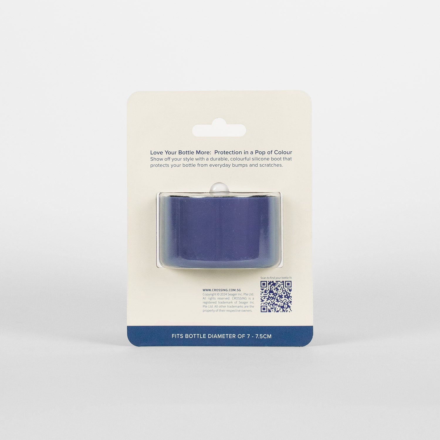 Crossing Silicone Water Bottle Boot - Fits Diameter 7-7.5cm (550ml) Blistered Pack