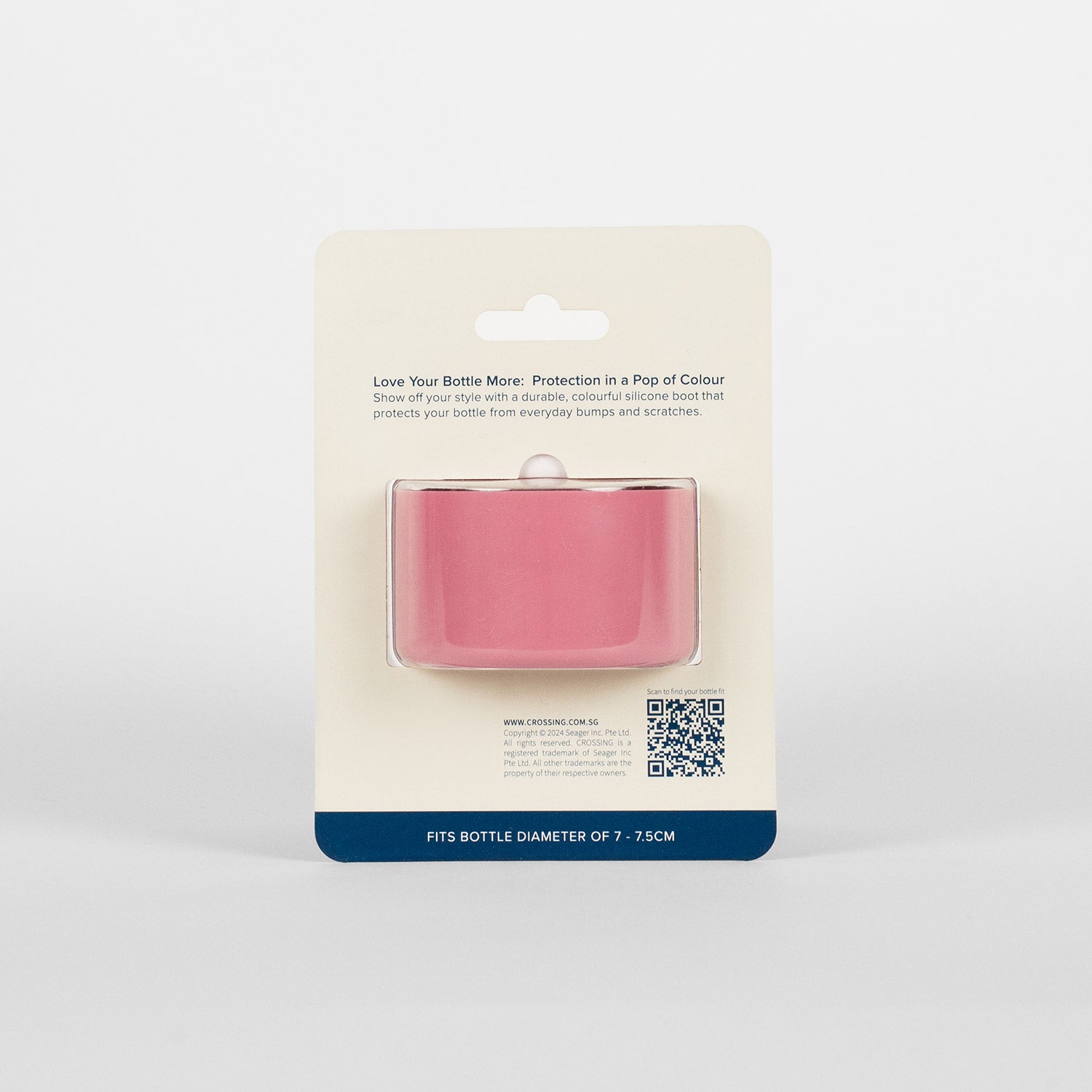 Crossing Silicone Water Bottle Boot - Fits Diameter 7-7.5cm (550ml) Blistered Pack