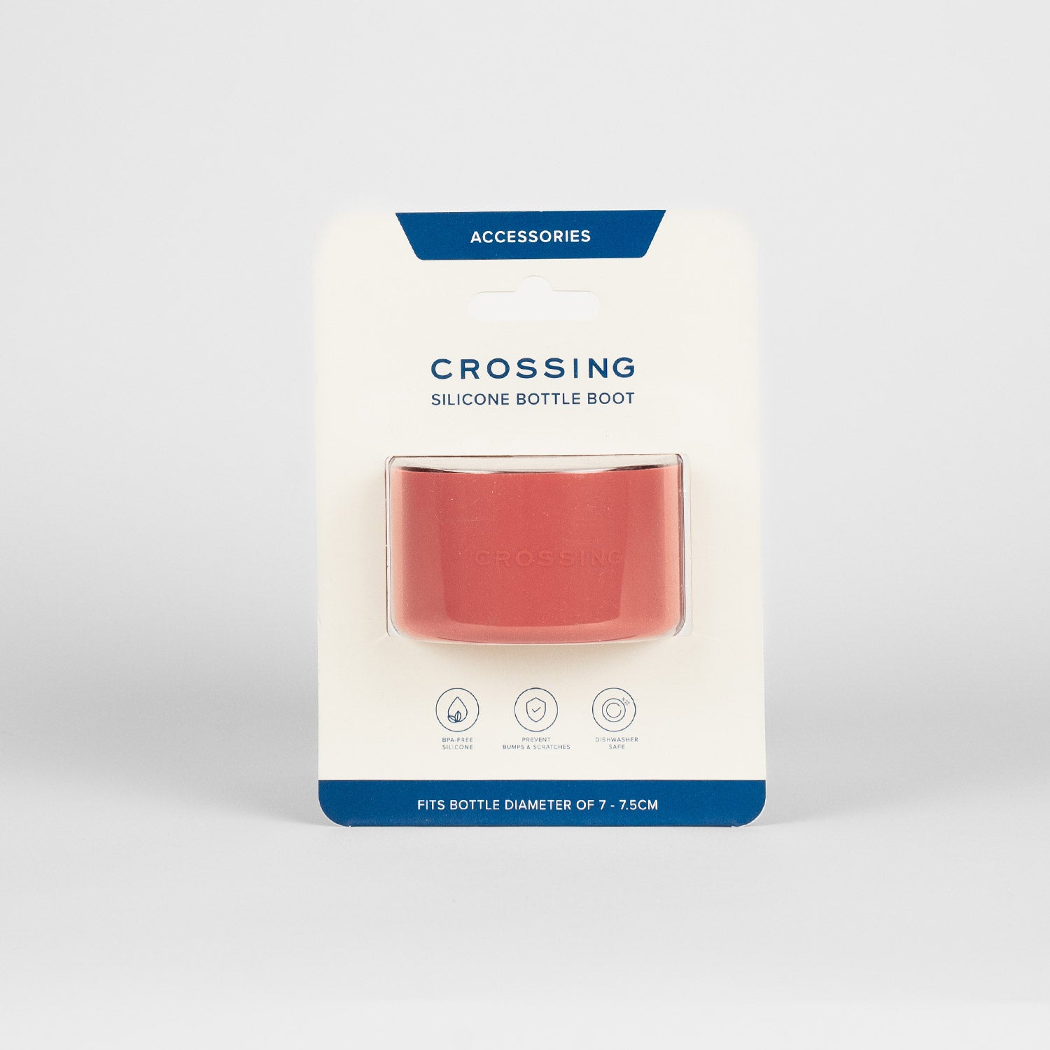 Crossing Silicone Water Bottle Boot - Fits Diameter 7-7.5cm (550ml) Blistered Pack