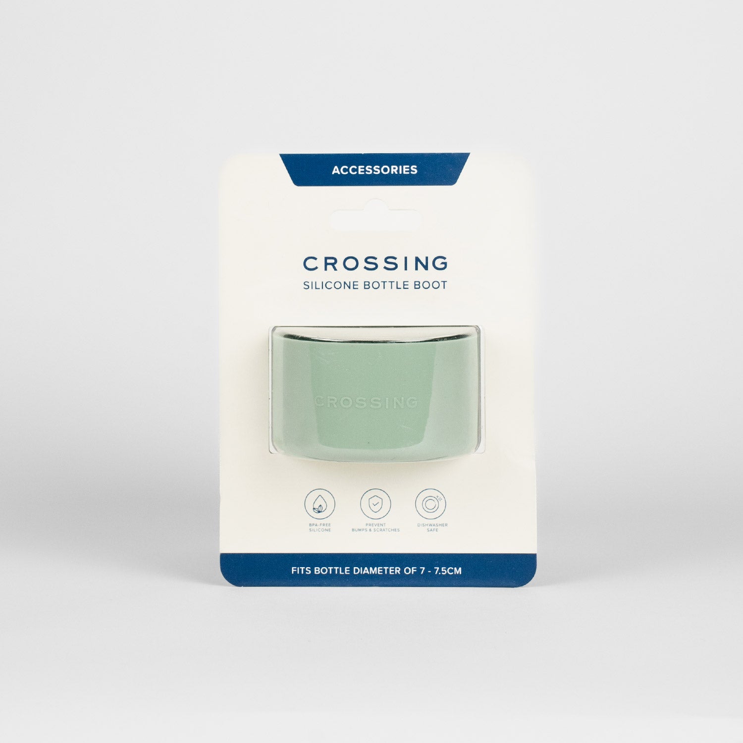 Crossing Silicone Water Bottle Boot - Fits Diameter 7-7.5cm (550ml) Blistered Pack