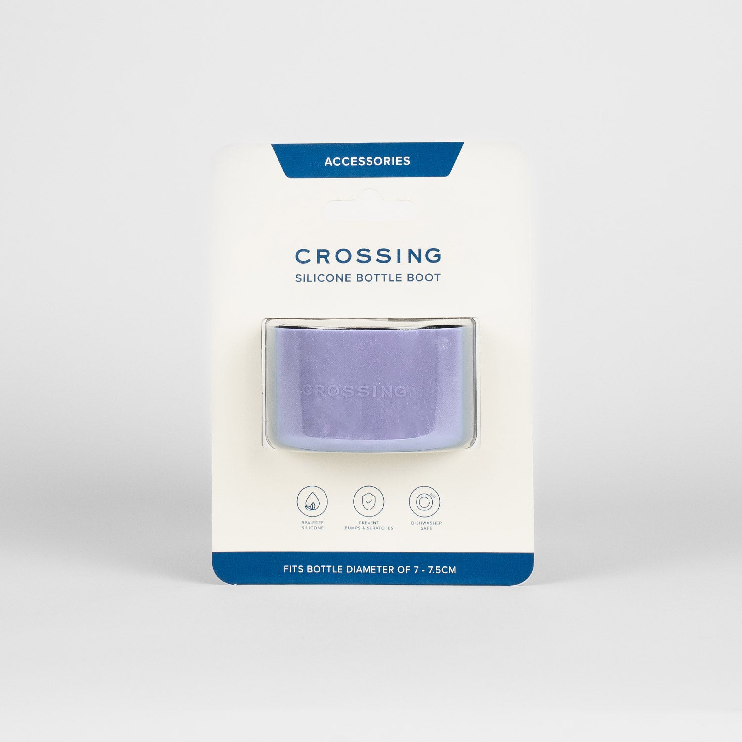 Crossing Silicone Water Bottle Boot - Fits Diameter 7-7.5cm (550ml) Blistered Pack