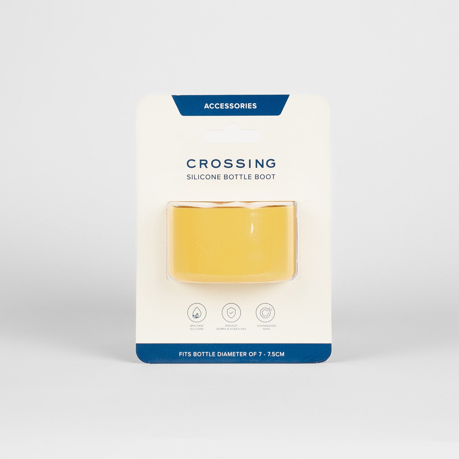 Crossing Silicone Water Bottle Boot - Fits Diameter 7-7.5cm (550ml) Blistered Pack