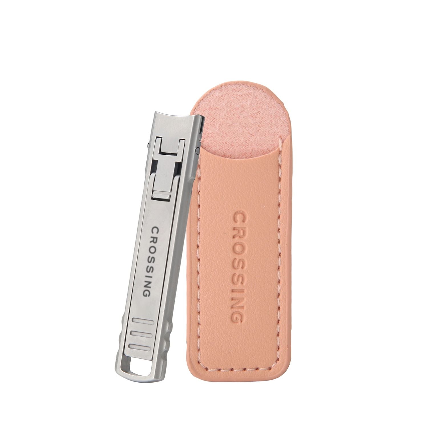 Crossing Compact Travel Stainless-Steel Nail Clippers With Pouch V2