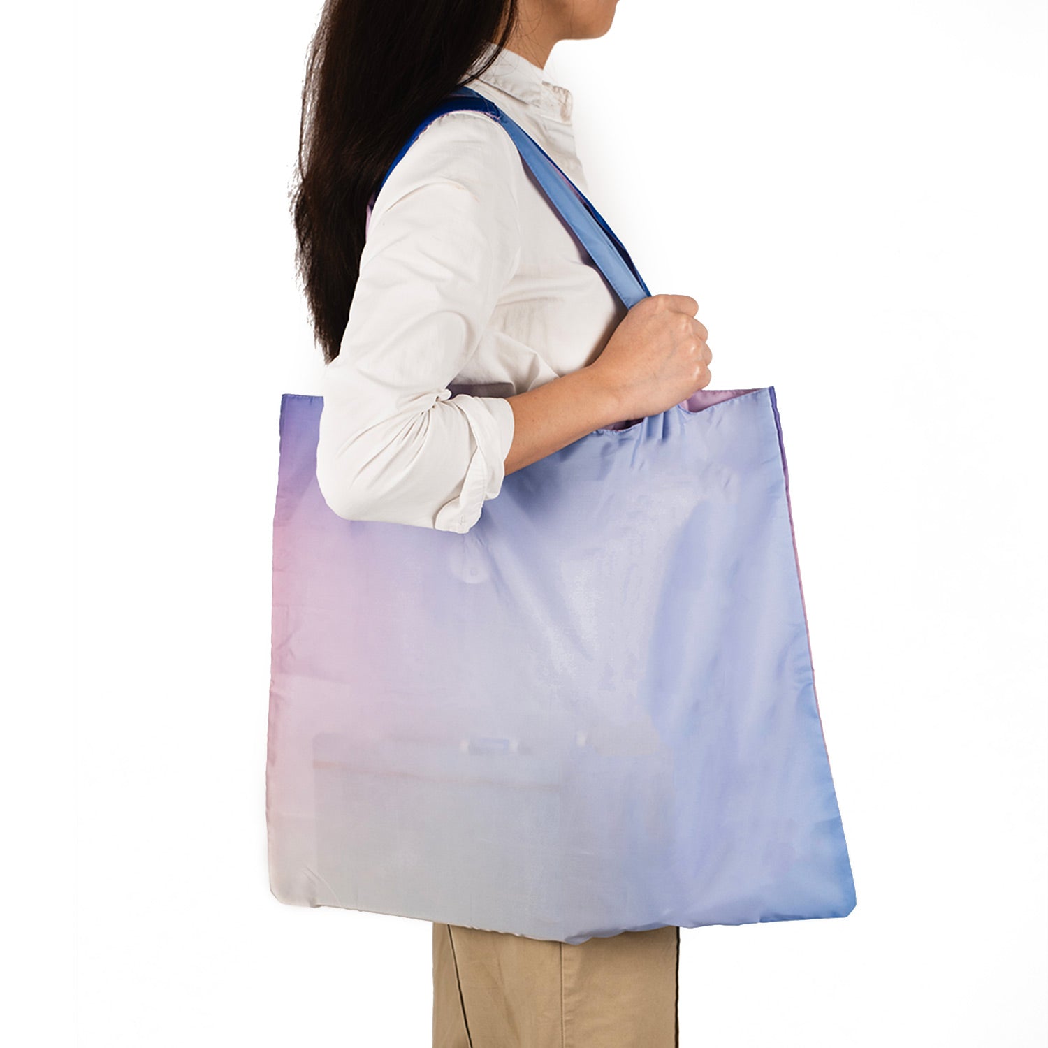 Crossing Recycled Foldable Bag - Ombre Dream