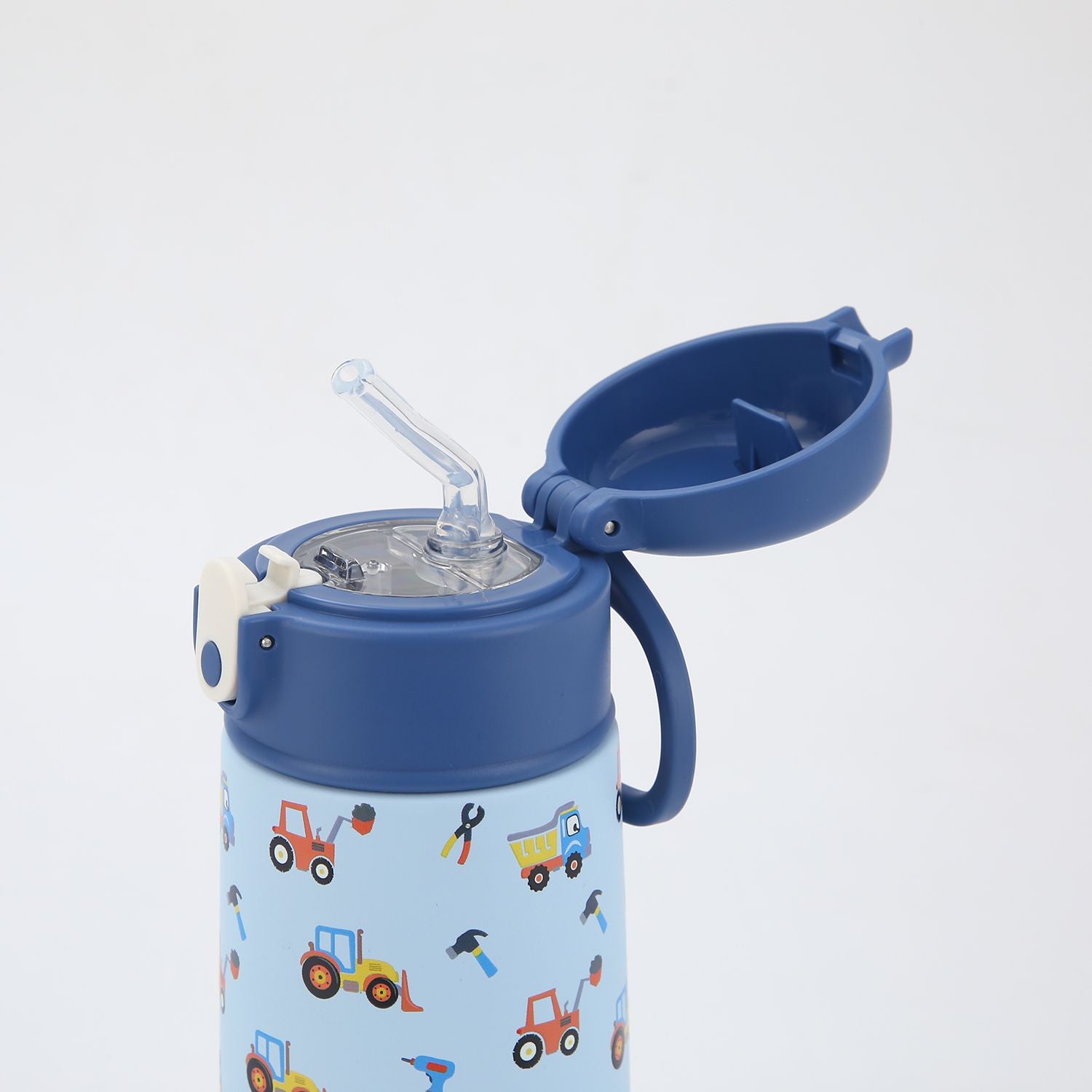 Crossing S/S 316 Kids' Insulated Water Bottle W/Sipper Silicone Straw 500ml